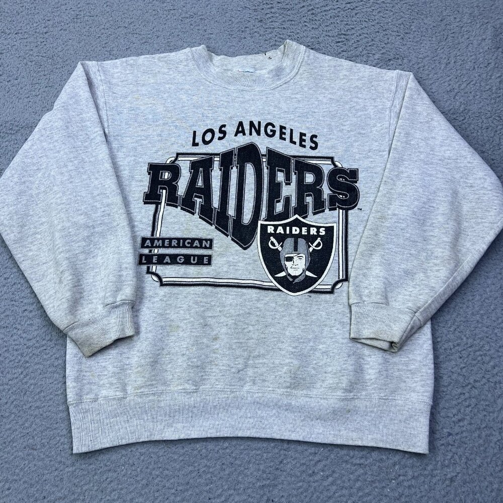 Vintage Los Angeles Raiders Sweatshirt, 90s NFL Football LA Raiders Shirt Tee